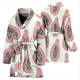 Papaya Pattern Women'S Bathrobe