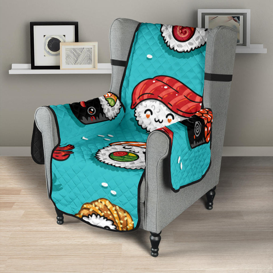 Cute sushi pattern Chair Cover Protector