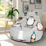 Cute Penguin Christmas Pattern Bean Bag Cover