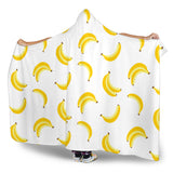 Banana Pattern Hooded Blanket