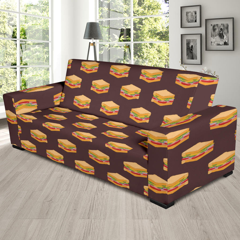 Sandwich Pattern Print Design 04  Sofa Slipcover
