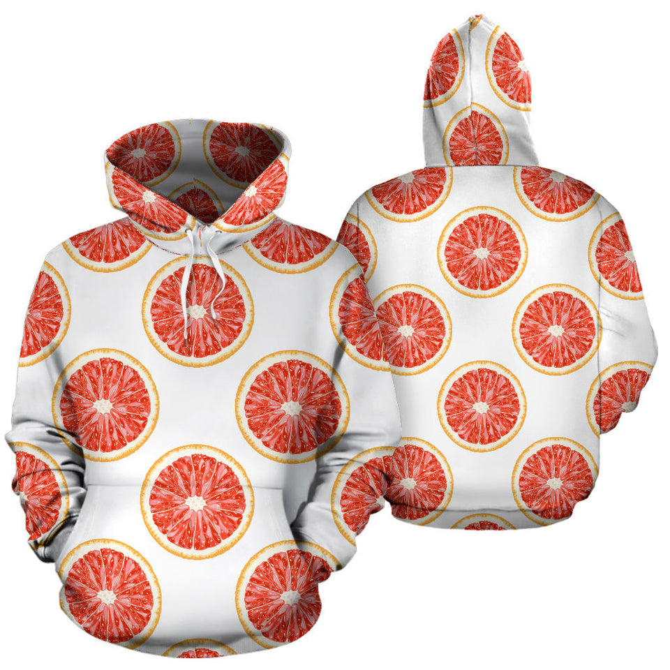 Grapefruit Pattern Men Women Pullover Hoodie