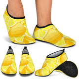 Lemon Pattern Aqua Shoes