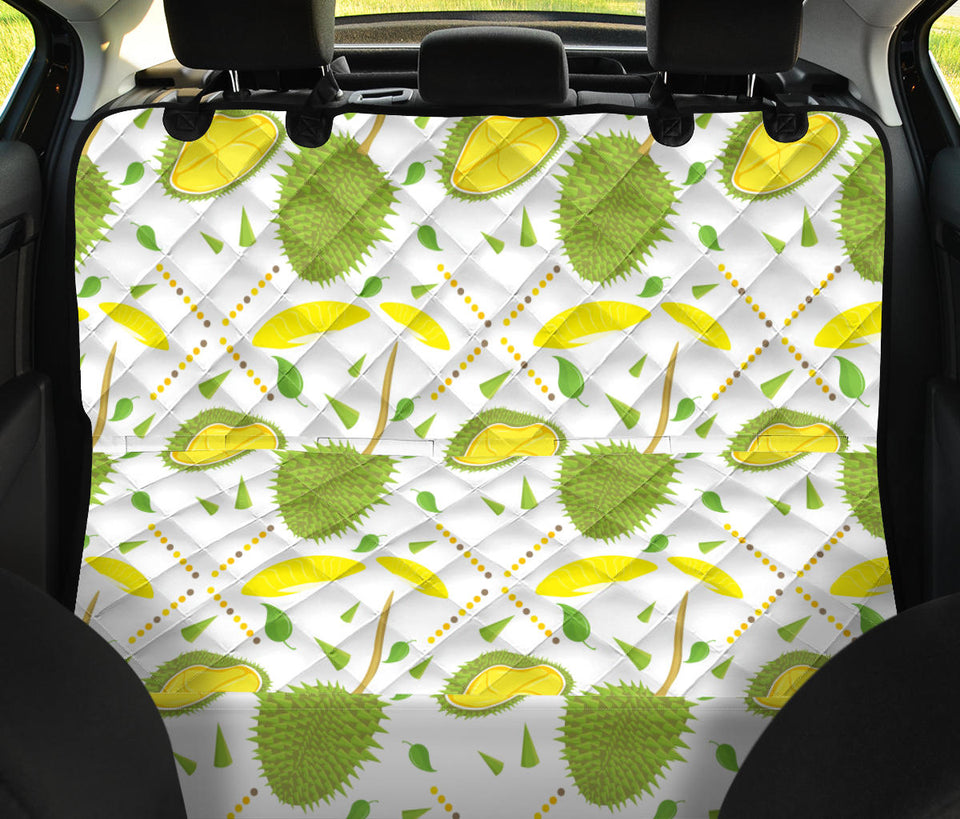 Durian Pattern Background Dog Car Seat Covers
