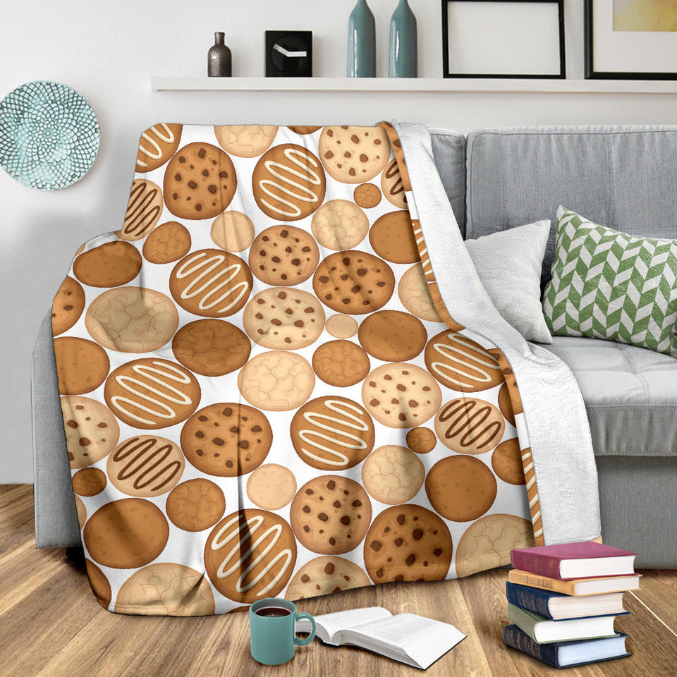 Various Cookie Pattern Premium Blanket