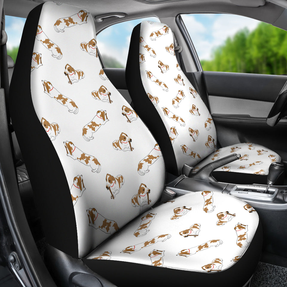 Jack Russel Pattern Print Design 04 Universal Fit Car Seat Covers