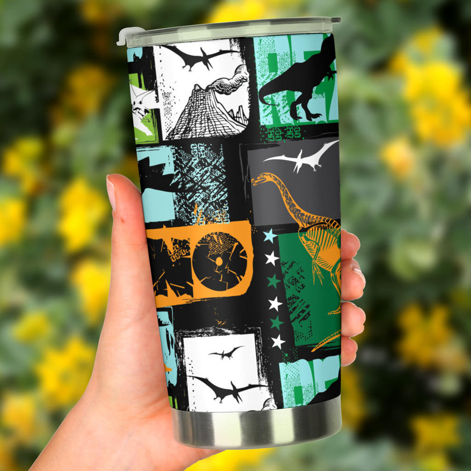 Dinosaurs Print Pattern Tumbler