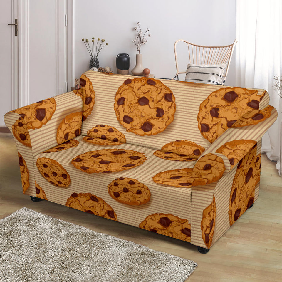 Cookie Pattern Loveseat Couch Slipcover