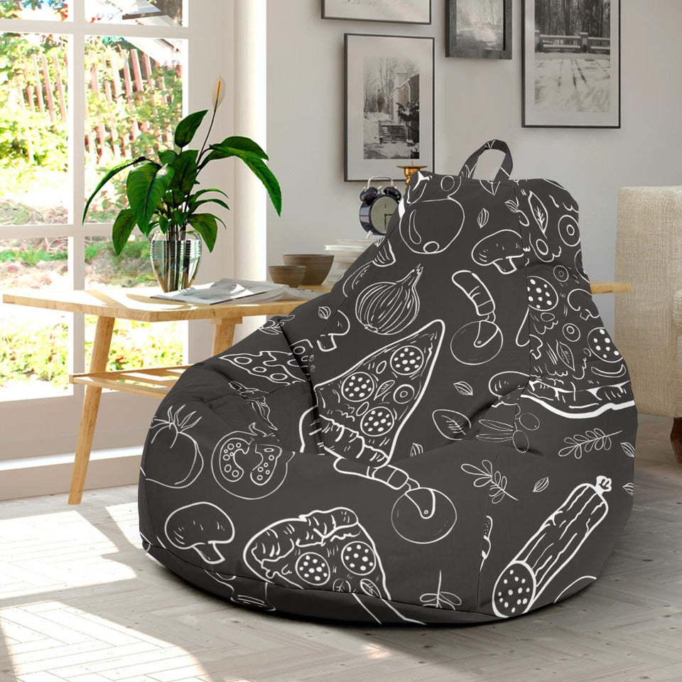 Pizza Pattern  Bean Bag Cover