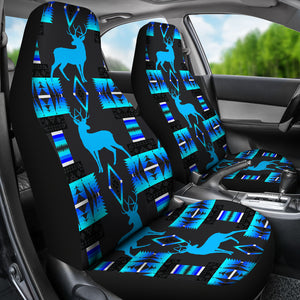 Deer Midnight Lake Car Seat Covers