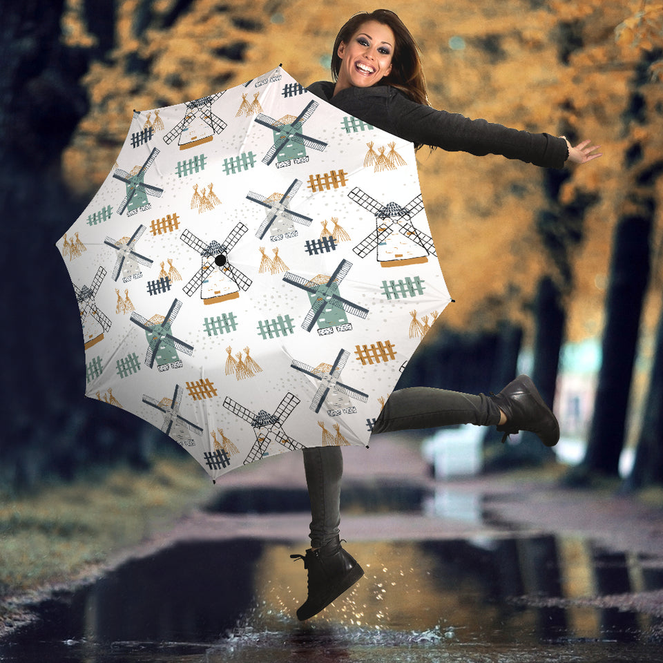 Windmill Pattern Umbrella