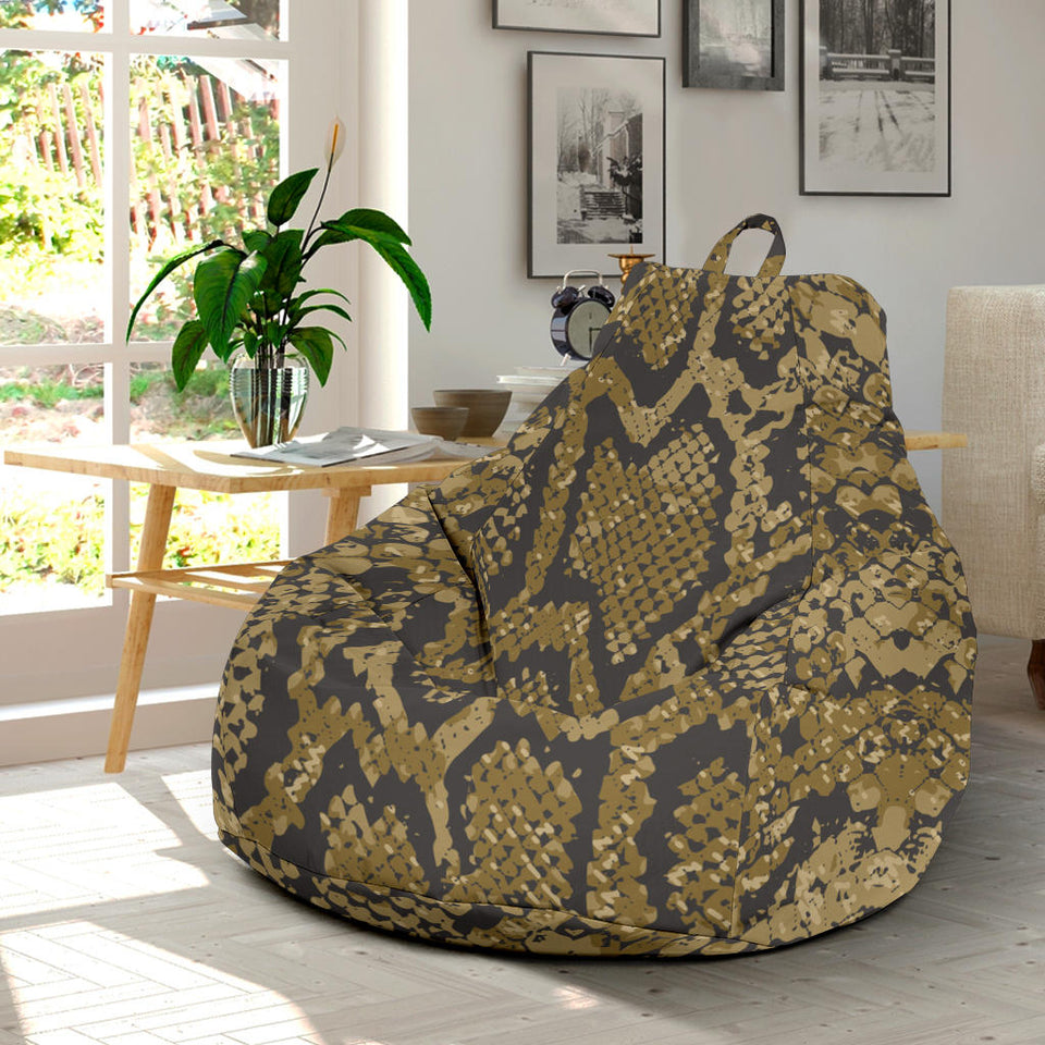 Snake Skin Pattern Bean Bag Cover