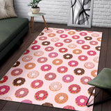 Colorful Donut Pattern Area Rug