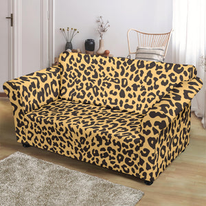 Leopard Skin Print Loveseat Couch Slipcover