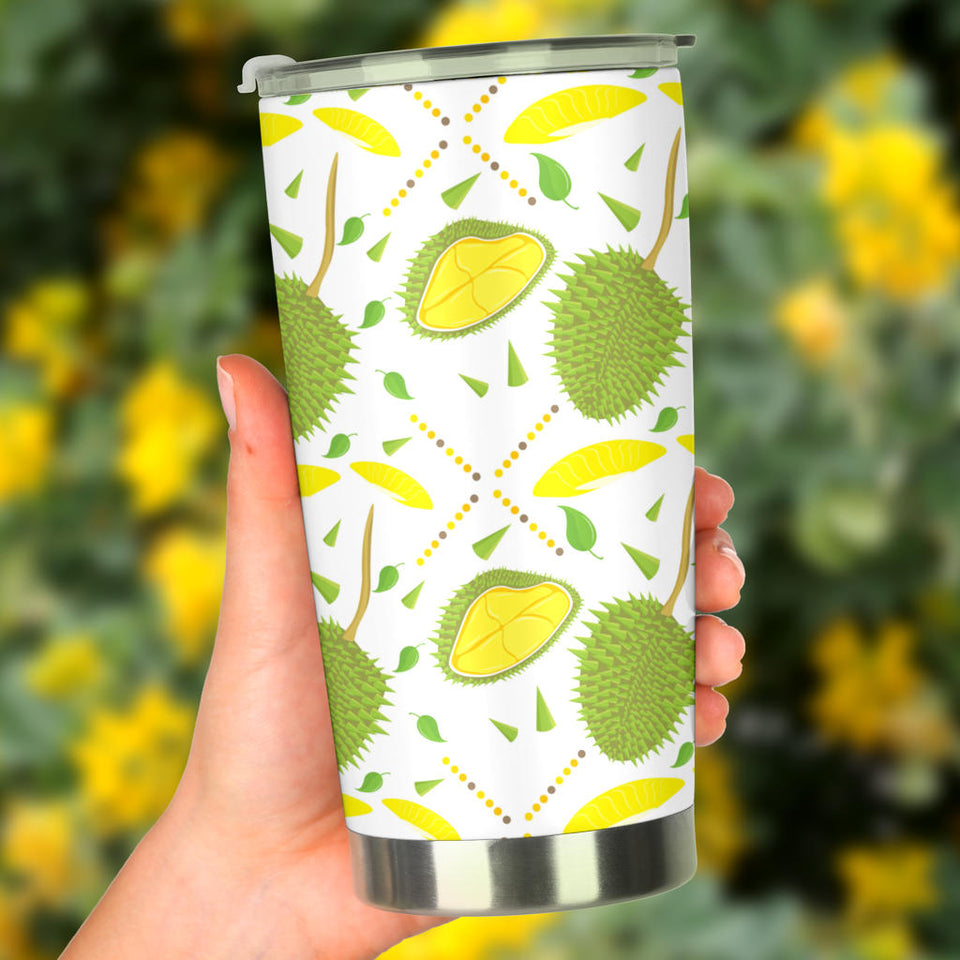 Durian Pattern Background Tumbler