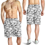 Greyhound Pattern Print Design 01 Men Shorts