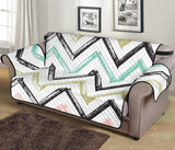 zigzag  chevron paint pattern Sofa Cover Protector