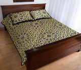 arabic star gold pattern Quilt Bed Set
