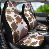 American Football Ball Pattern  Universal Fit Car Seat Covers