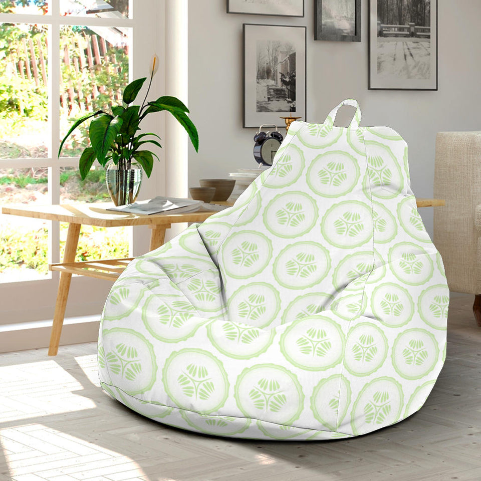 Cucumber Pattern Background Bean Bag Cover