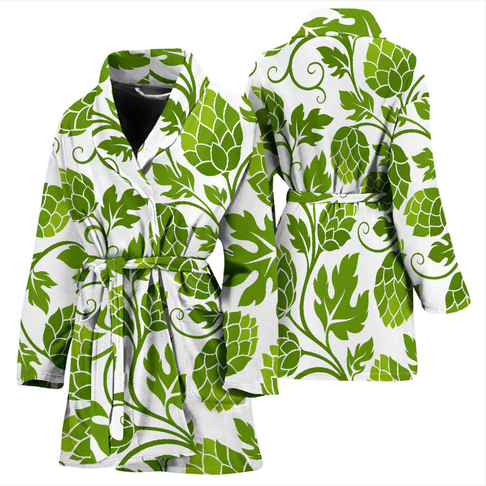 Hop Design Pattern Women'S Bathrobe