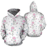 Cute Poodle Dog Star Pattern Men Women Pullover Hoodie