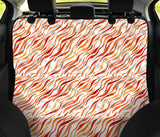 Fire Flame Watercolor Pattern Dog Car Seat Covers