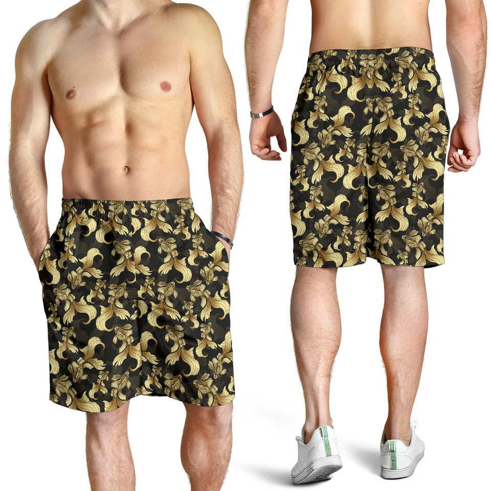 Goldfish Pattern Print Design 01 Men Shorts
