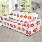 Daruma Japanese Wooden Doll Pattern Sofa Slipcover