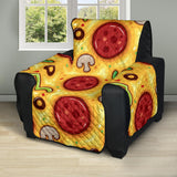 Pizza texture pattern Recliner Cover Protector