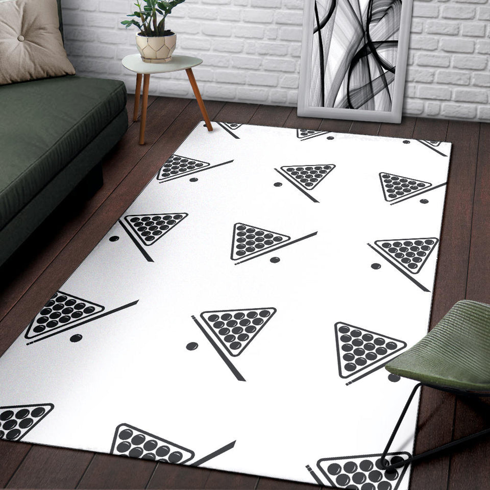 Billiard Ball Pattern Print Design 03 Area Rug