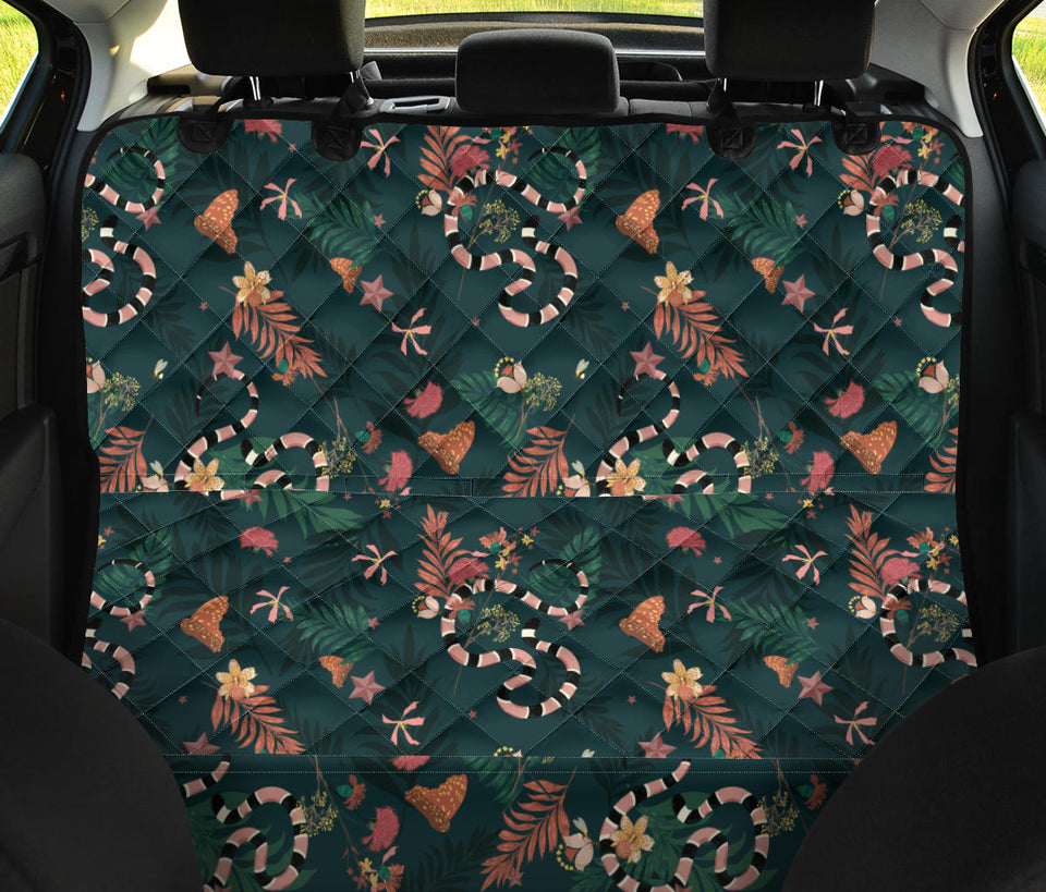 Snake Forest Pattern Dog Car Seat Covers