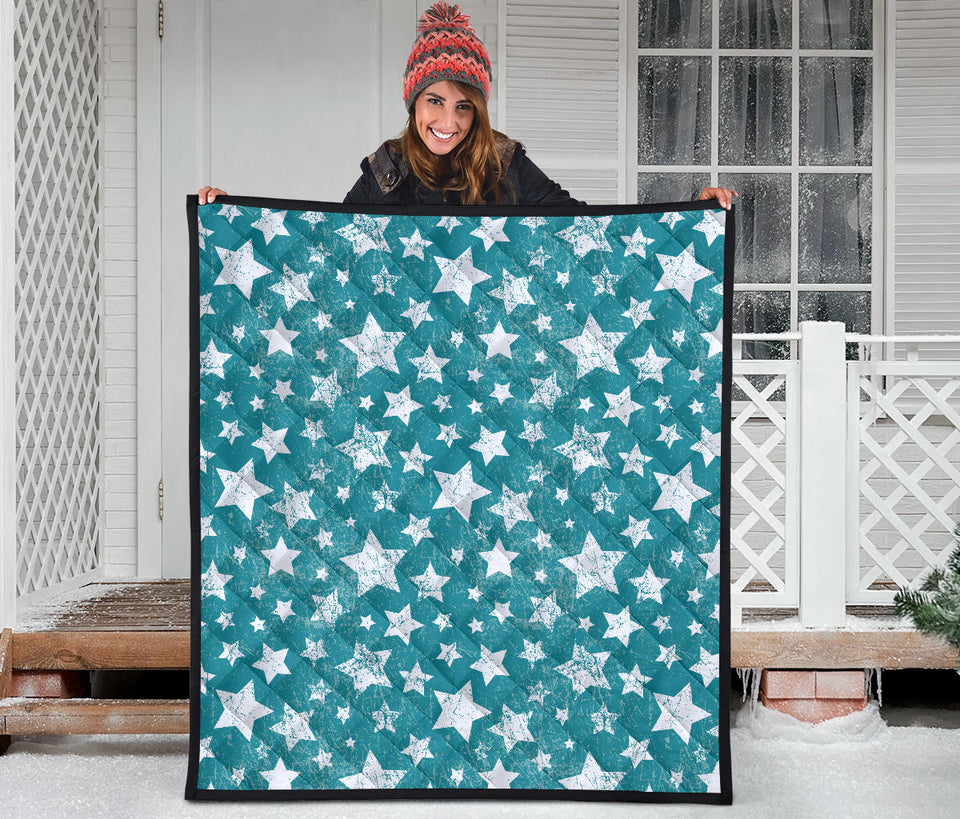 Vintage Star Pattern Premium Quilt