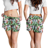Hummingbird Pattern Print Design 05 Women Shorts