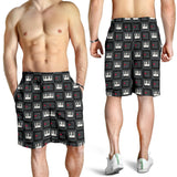 Piano Pattern Print Design 05 Men Shorts