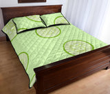 Cucumber pattern Quilt Bed Set