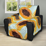 Watercolor papaya pattern Recliner Cover Protector