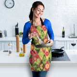 Cool Geometric Lime Pattern Adjustable Apron