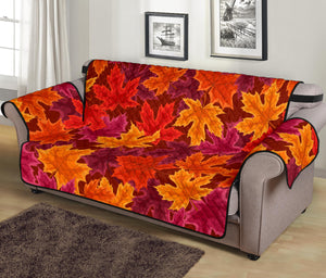 Autumn maple leaf pattern Sofa Cover Protector