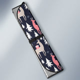 Deers Winter Christmas Pattern Car Sun Shade