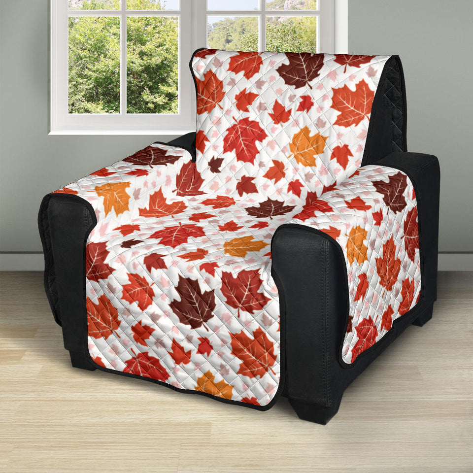Colorful Maple Leaf pattern Recliner Cover Protector