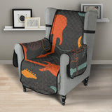 electric guitars pattern Chair Cover Protector