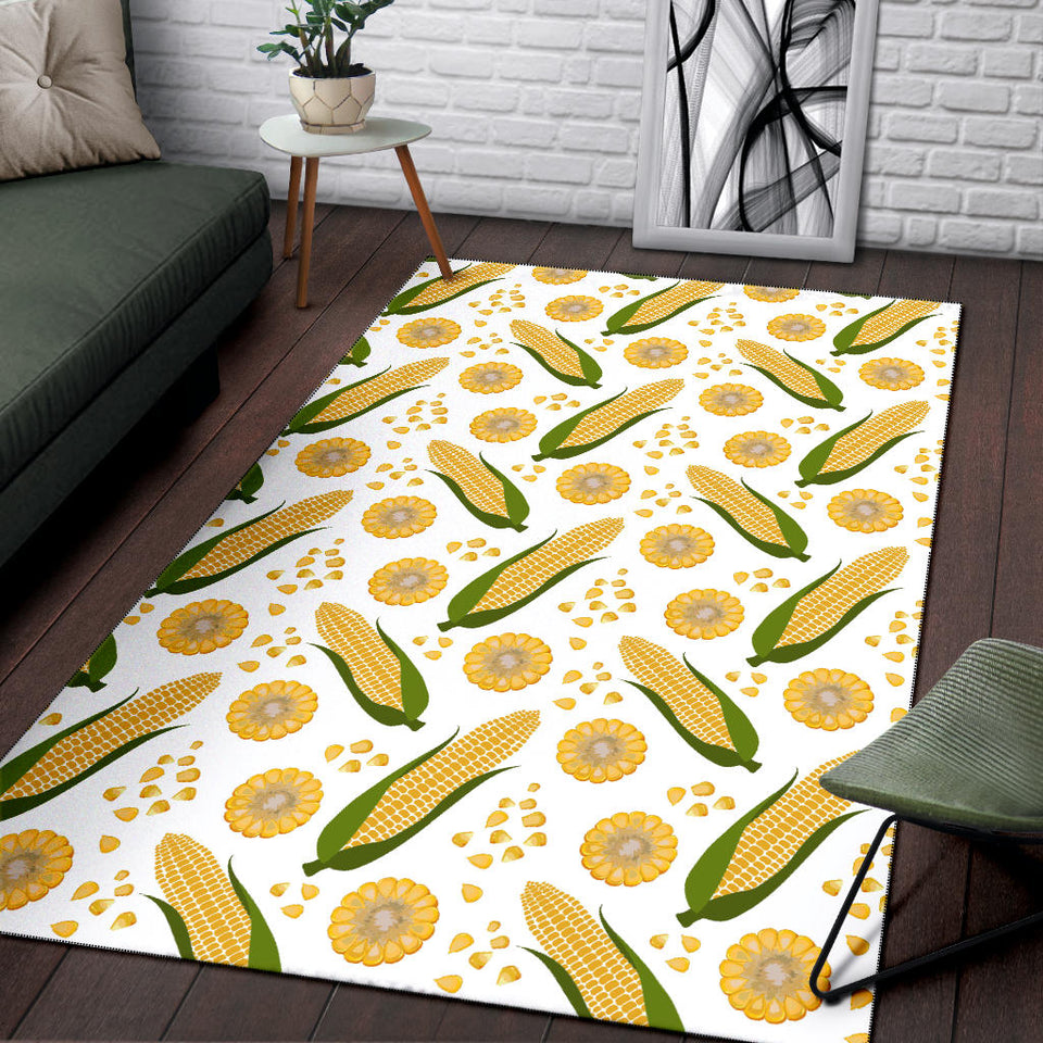 Corn Pattern Print Design 05 Area Rug