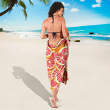 Tropical Grapefruit Pattern Sarong