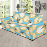Bee Honeycomb Pattern Sofa Slipcover