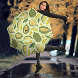 Durian Leaves Pattern Background Umbrella