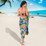 Colorful Mushroom Design Pattern Sarong