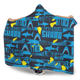 Shark Dangerous Hooded Blanket