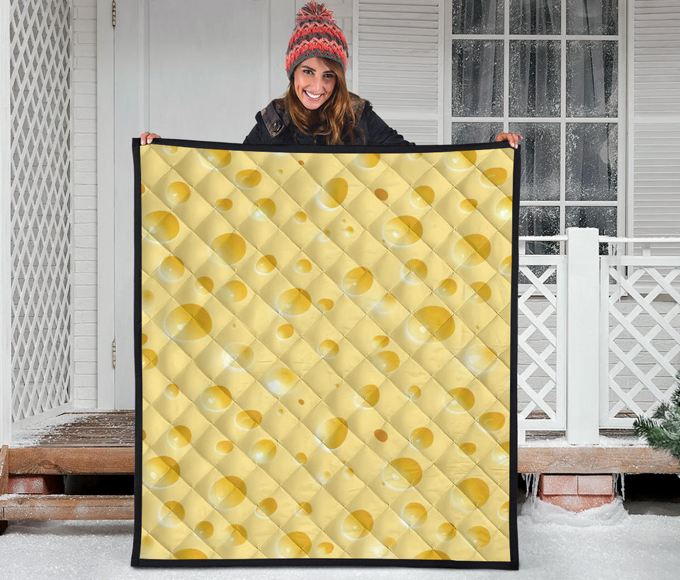 Cheese Texture Premium Quilt