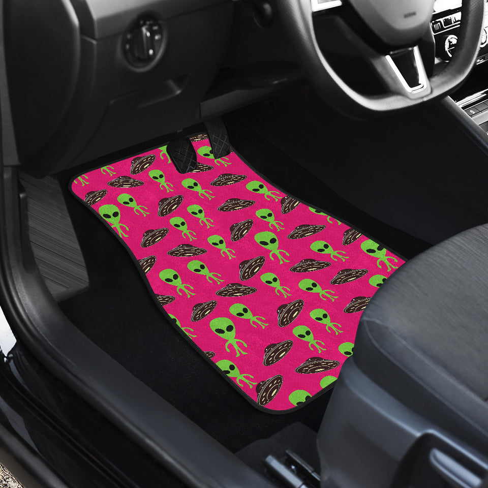 Alien Pattern Print Design 03 Front Car Mats